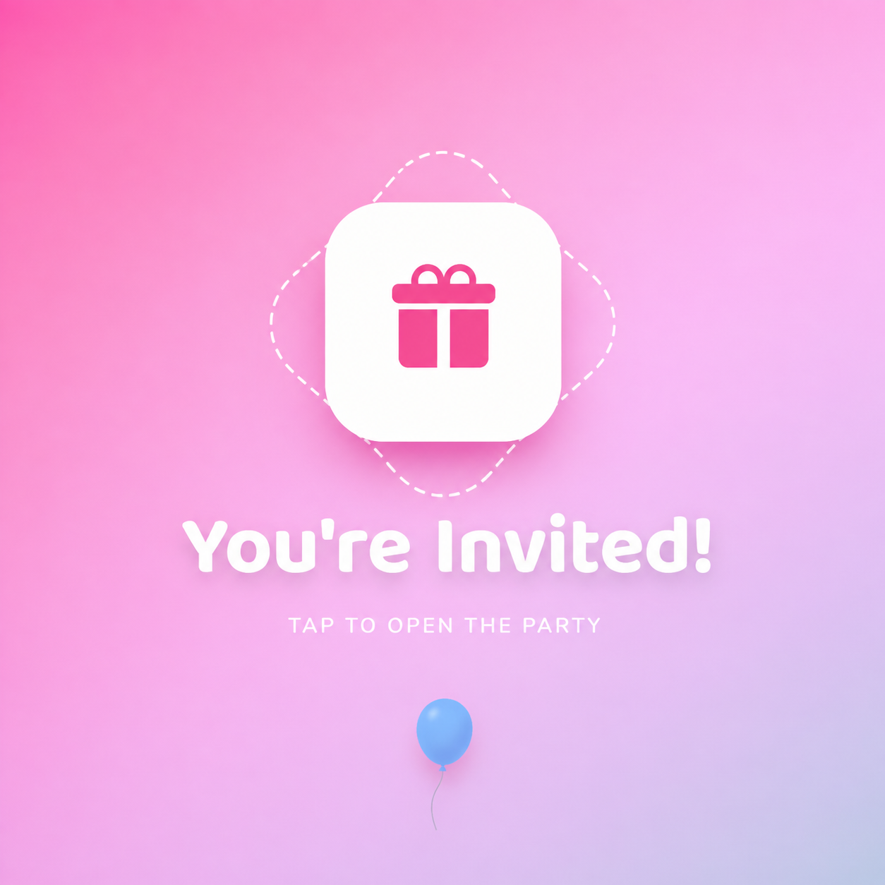 Kids Magic Party - Digital Birthday Invitation Card