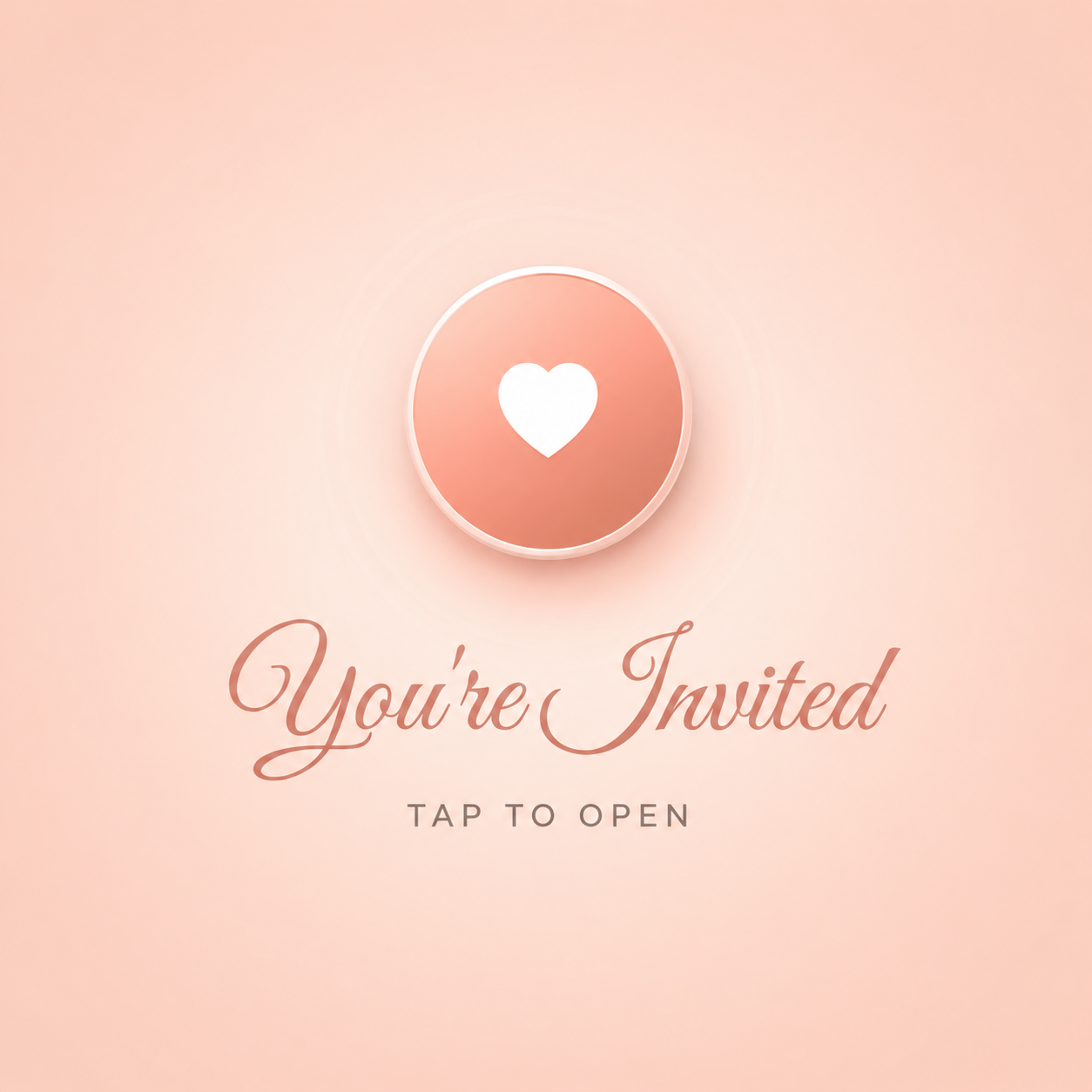 Peony Garden Digital Engagement Invitation E-Card
