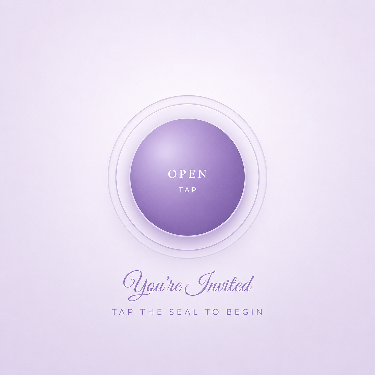 Lavender Mist Editable Digital Wedding Invitation